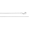 Rope Chain, Lasered Titan, 1.0mm x 7 inch, 14KW, Lobster Claw