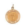 St. John The Baptist Medal, 12 mm, 14K Yellow Gold