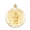 St. Edward Medal, 18 mm, 14K Yellow Gold