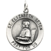 St. Elizabeth Seton Medal, 18.5 mm, Sterling Silver