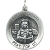 St. Barbara Medal, 18.25 mm, Sterling Silver