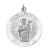 St. Patrick Medal, 22 mm, Sterling Silver