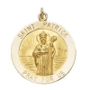 St. Patrick Medal, 25 mm, 14K Yellow Gold