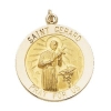 St. Gerard Medal, 25 mm, 14K Yellow Gold