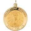 St. John Neumann Medal, 22 mm, 14K Yellow Gold