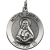Mother Cabrini Medal, 18.25 mm, Sterling Silver