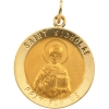 St. Nicholas Medal, 18 mm, 14K Yellow Gold