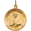 St. Jude Thaddeus Medal, 18 mm, 14K Yellow Gold