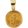 St. Joseph Medal, 13 mm, 18K Yellow Gold
