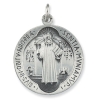 St. Benedict Medal, 18.5 mm, Sterling Silver