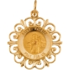 St. Patrick Medal, 18.5 mm, 14K Yellow Gold