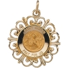St. Martin Medal, 18.5 mm, 14K Yellow Gold