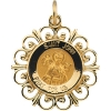 St. John Medal, 18.5 mm, 14K Yellow Gold