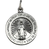 Miraculous Medal, 14.75 mm, Sterling Silver