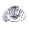 SAN JUAN DE LOS LAGOS Sterling Silver Ring, 18 mm round top