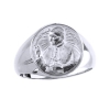 Pope John Paul II Sterling Silver Ring, 13 mm round top