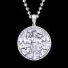 Saint Francis of Assisi Silver Medal and 18" Chain.