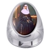 St Marianne Cope Charm Gem Sterling Ring