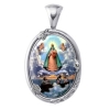 Our Lady of Charity Charm Gem Pendant