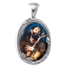 St Francis of Assisi Charm Gem Pendant