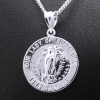 Lady of Guadalupe Silver Medal & 18" Chain.