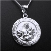 Holy Scapular Silver Medal and 18" Chain.