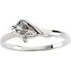 14K White Gold The Unblossomed Rose® Ring