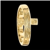 14K Yellow Gold The Rugged Cross® Chastity Ring