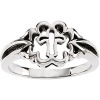 14K White Gold Cross Chastity Ring®