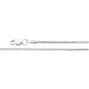 Hollow Popcorn Chain, 2.0 mm x 18 inch, 14KW, Lobster Claw