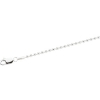 Bead Chain, 2mm X 7", Solid Sterling, Lob Claw Clasp