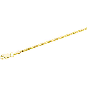 Double Wheat Chain, 2.0 x 1.75mm x 18 inch, 14KY, Lobster Claw - Click Image to Close