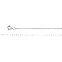 Rope Chain, Lasered Titan, .75mm x 24 inch, 14KW, Spring Ring