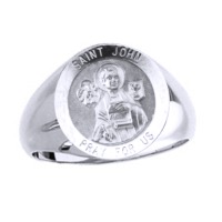 St. John Sterling Silver Ring, 15mm top
