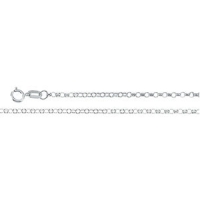Rolo Chain, 1.5mm x 24 inch, 14KW, Spring Ring