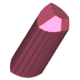 Pink tourmaline crystal.