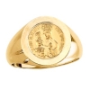 St. Anne De Beau Pre Ring. 14k gold, 18 mm round top