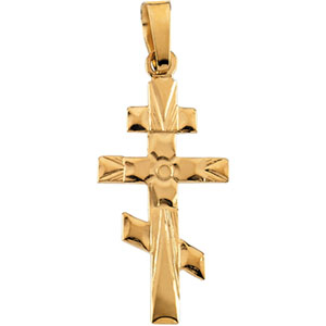 Orthodox Cross Pendant - Click Image to Close
