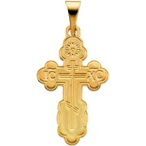 Die Struck Orthodox Cross Pendant - Click Image to Close