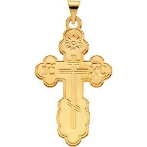 Die Struck Orthodox Cross - Click Image to Close