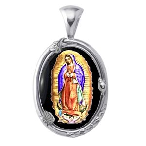 Guadalupe Charm Gem Pendant - Click Image to Close