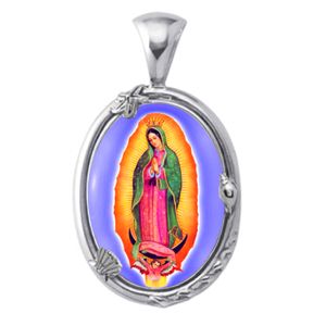 Guadalupe Charm Gem Pendant - Click Image to Close