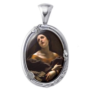 Angel of Annunciation Charm Gem Pendant - Click Image to Close